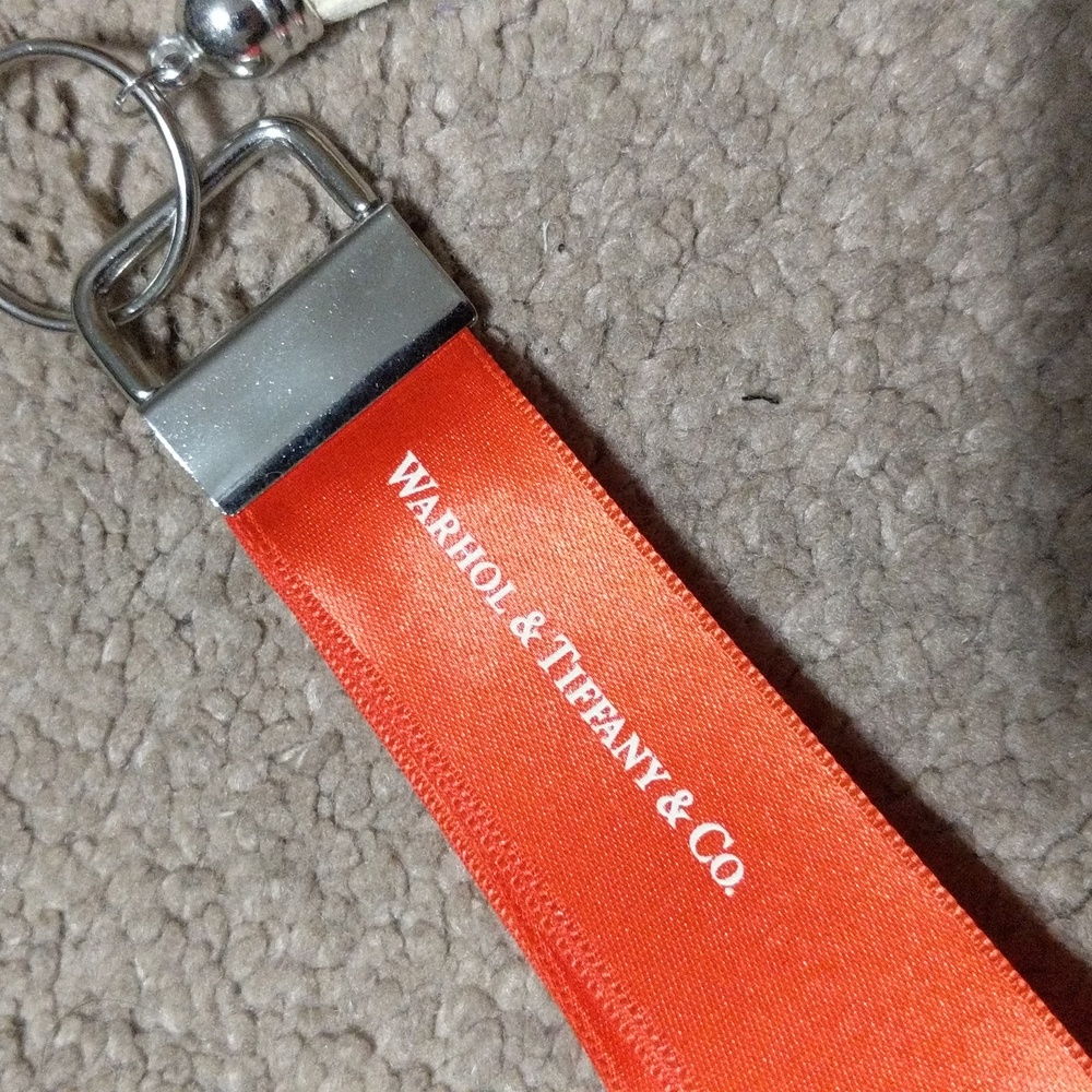 Tiffany & Co. Vibrant Orange Key Ring - Picture 2 of 3